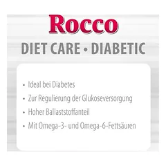Rocco Diet Care Diabetic su vištiena ir jautiena bei ryžiais, drėgnas maistas šunims 800 g — 2 nuotrauka