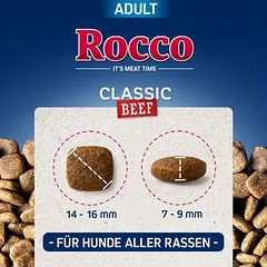 Rocco Adult Classic su jautiena ir ėriena, sausas maistas šunims, > 10 kg — 4 nuotrauka