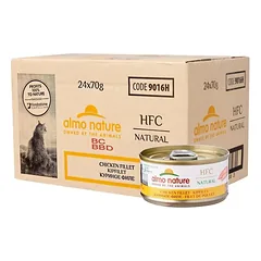 Almo Nature HFC Chicken filet vištienos filės konservai katėms, 24 x 70 g — 4 nuotrauka