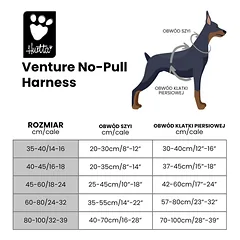 Hurtta Venture No-Pull Harness Bilberry - priekinio segimo petnešos šunims - 40 - 45, 40-45 — 2 nuotrauka