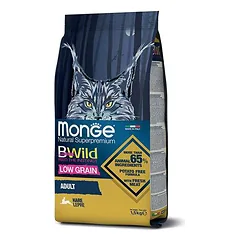 Monge BWild Adult sausas maistas katėms su kiškiena