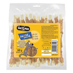 Hau&Miau balti pagaliukai apsukti vištiena 500g