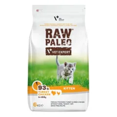 VetExpert Raw Paleo Kitten sausas pašaras su kalakutiena ir vištiena kačiukams