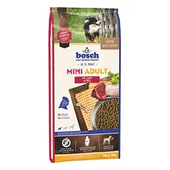 Bosch Adult Mini Lamb & Rice, ėriena ir ryžiai (naujas receptas) 15kg