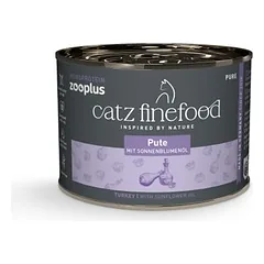 catz finefood Monoprotein zooplus ekonominė pakuotė, drėgnas maistas katėms 24 x 200 g