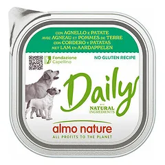 Almo Nature Daily Dog jērs ar kartupeļiem 300 g - konservi suņiem