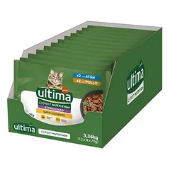 Ultima Cat Expert Nutrition Difficult Appetite su tunu ir vištiena, drėgnas maistas katėms — 2 nuotrauka