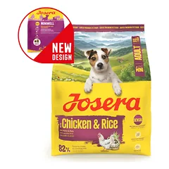 Josera Mini Adult with Chicken & Rice (Miniwell) sausas maistas mažų veislių šunims su vištiena ir ryžiais, 10 kg
