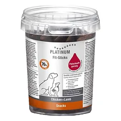 Platinum Fit-Sticks kramtomosios lazdelės šunims su vištiena ir ėriena, 300 g parduotuvėje vetprekes.lt