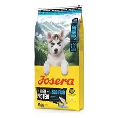 Josera High Protein Junior Sea Fish sausas pašaras jauniems šunims su žuvim, 12,5 kg