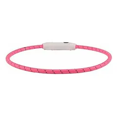 Flamingo LED antkaklis Leora, rožinis 33-63,5 cm 8 mm — 3 nuotrauka