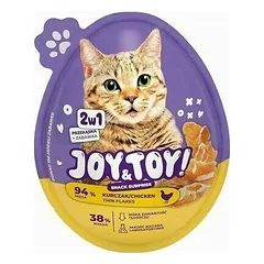 Joy & Toy Cat Snack Surprise Thin Flakes Chicken