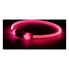 LED antkaklis raudonas M 55cm