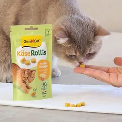 GimCat sūrio vamzdeliai, skanėstai katėms, > 250 g — 5 nuotrauka