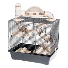 INTERZOO Rocky + Terrace Narvas žiurkėnams 42 cm, smėlio spalvos