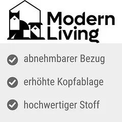 Modern Living guolis šunims Lombok, Dydis L: L 100 x B 70 x H 25 cm — 3 nuotrauka