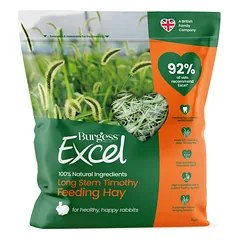 Burgess Excel Long Stem šienas, 1kg nuotrauka