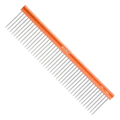 Madan profesionalus lengvas šukos 19 cm - profesionalios, lengvos šukos su aliuminio rankena, 3 mm atstumas tarp dantukų, Fioletowy / 3,5cm — 3 nuotrauka