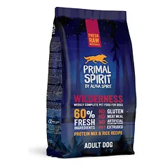 PRIMAL SPIRIT 60% Wilderness minkštas maistas šunims kiauliena 2x1 kg