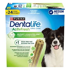 PURINA Dentalife Active Fresh Tägliche Zahnpflege-Snacks für mittelgroße Hunde