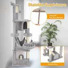 Kačių draskyklė 175.3 cm — 5 nuotrauka