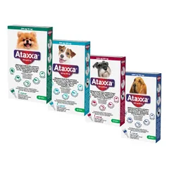Ataxxa lašai nuo erkių, blusų ir uodų šunims, 1 pipetė - Pet24