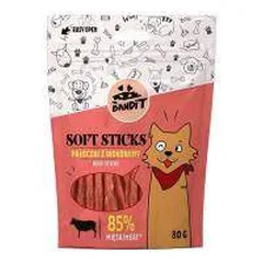 Mr. Bandit Soft Sticks skanėstai šunims lazdelės su jautiena, 80 g