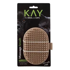 Masažinis šepetys/šukos KAY soft rubber 13cm — 3 nuotrauka