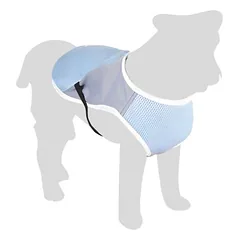 Flamingo Hundemantel Frozen, blau / grau