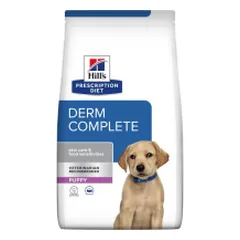 Hill's PD Canine DermComplete Puppy sausas pašaras alergijų turintiems šuniukams, 1,5 kg