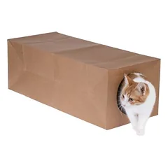 zooplus basics popierinis tunelis katėms, B 27 x H 22 x L 65 cm — 5 nuotrauka
