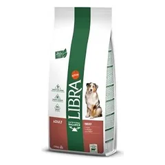 Libra Adult Beef visavertis sausas maistas vidutinių ir didelių veislių suaugusiems šunims su jautiena, 14 kg