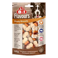 Flavours mėsos sausainiai skanėstai šunims, 100 g