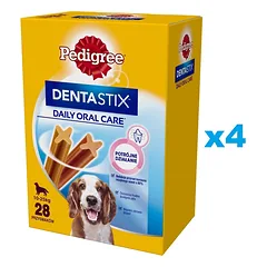 PEDIGREE DentaStix (vidutinių veislių šunims) dantų priežiūros skanėstas šunims 112 vnt. - 16x180 g