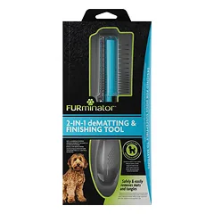 FURminator 2in1 šukos šunims parduotuvėje ramiosblusos.lt
