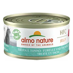 Almo Nature HFC Jelly forele ar tunci želejā 70 g - konservi kaķiem — 2 nuotrauka