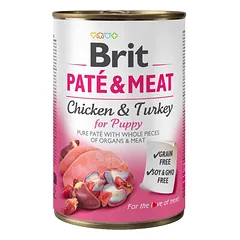BRIT PATÉ & MEAT – ŠUNIUKAMS 400 g