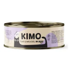 Kimo Tuna & Mackerel in Soft Jelly konservai su tunu ir skumbre katėms - Zoobazė