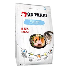 Ontario visavertis pašaras jauniems kačiukams su lašiša Kitten Salmon, 2 kg