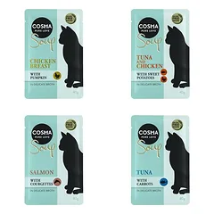 Cosma Soup bandomasis rinkinys 40 g, drėgnas maistas katėms — 3 nuotrauka