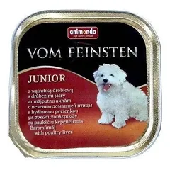 ANIMONDA Dog Vom Feinsten Junior skonis: vištienos kepenėlės 22x150g