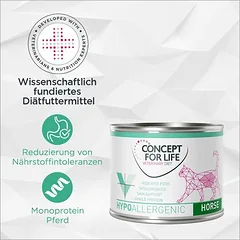 Concept for Life Veterinary Diet Hypoallergenic Pferd