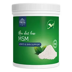 Pokusa RawDietLine MSM - natūralus sieros papildas sąnariams, odai ir kailiui šunims ir katėms, lengvai įsisavinamas