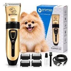Oromed ORO-PET CLIPPER USB belaidė gyvūnų kirpimo mašinėlė su priedais