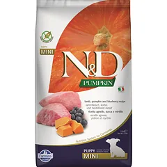 N&D GF Pumpkin Lamb & Blueberry Puppy Mini 7 kg
