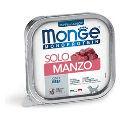 MONGE Monoproteico "Solo"  konservuotas pašaras su jautiena šuniukams, 150 g