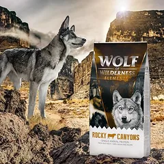 Wolf of Wilderness Monoprotein su jautiena "Rocky Canyons", sausas maistas šunims, 1 kg — 5 nuotrauka