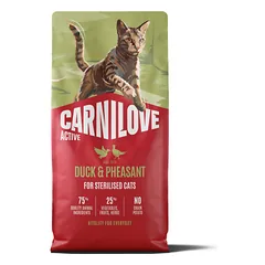 Carnilove Cat Active Sterilised su antiena ir fazanu, sausas maistas katėms 6 kg parduotuvėje mumbo.lt