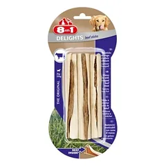 8In1 skanėstas Beef Delights Bone Sticks 3 vnt.