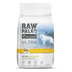 Raw Paleo Ultra Medium & Large suaugusiems šunims su kalakutiena, 2 kg